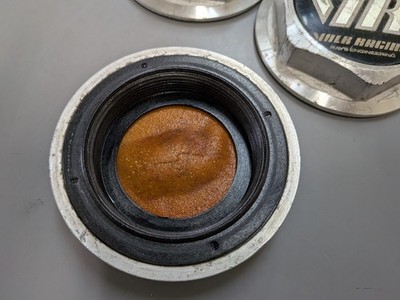 JDM RAYS VOLK RACING VR Rays Volk Racing Center Cap 3 Individual Set B No Tires - Image 9