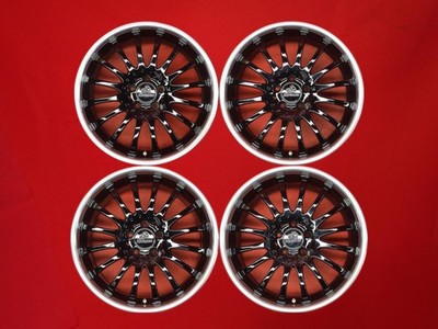 JDM Carlson CR 1/16 Used Wheels 4-Book 8.5/10J 19-inch PCD 114.3 5-hol No Tires