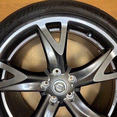 JDM Genuine Nissan Z34 40th Anniversary 19-inch forging wheels 4-book No Tires - 画像 (9)