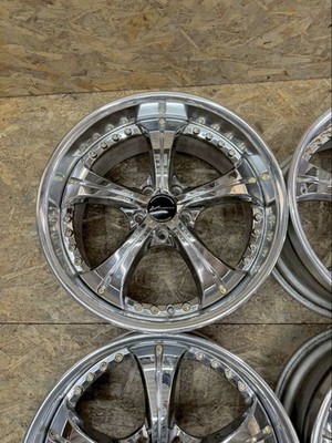 JDM RareSSR Vienna Courage 198.5J+30 9.5J+30 PCD114.3 5-hole 5H Out of No Tires - Image 3