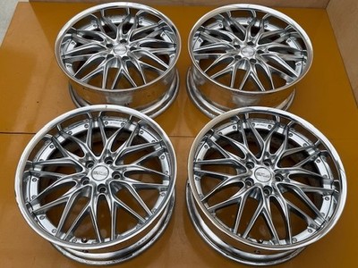 JDM Deep rims different widths front and rear WORK SCHWERT Quell 9J+40 No Tires