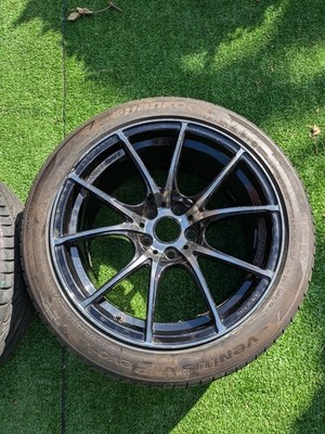JDM Weds SA10R 189.5J +38 5h 114.3 Hankook Ventus v12 evo2 245/45/r18 No Tires - Image 2
