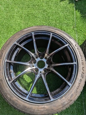 JDM Weds SA10R 189.5J +38 5h 114.3 Hankook Ventus v12 evo2 245/45/r18 No Tires - Image 3