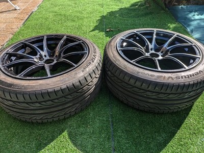 JDM Weds SA10R 189.5J +38 5h 114.3 Hankook Ventus v12 evo2 245/45/r18 No Tires - Image 4