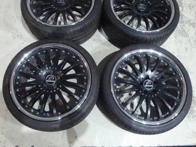 JDM Popular Carlson 1/16 RS Black Edition 20-inch aluminum wheels + Fa (No Tires) - 画像 (2)