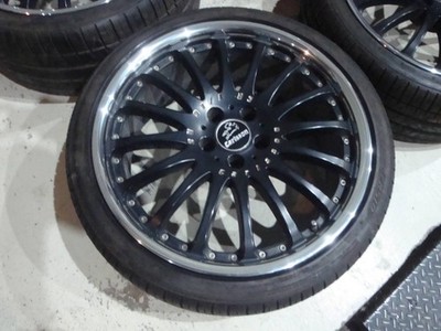 JDM Popular Carlson 1/16 RS Black Edition 20-inch aluminum wheels + Fa (No Tires) - 画像 (4)
