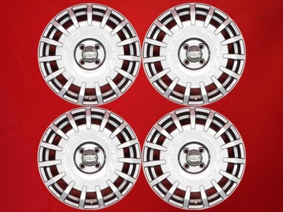 JDM O.Z Rally Racing Used Wheels 4-Wheel Set 7J 17PCD100 4 Holes +37 Hub 68 (No Tires)