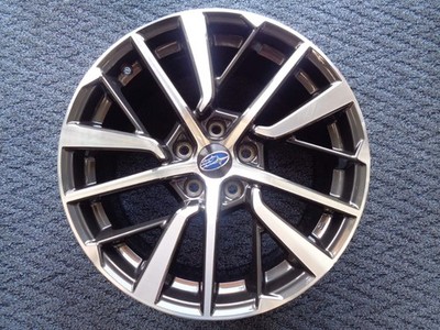 JDM 8.5J-185H114.3 +55 Subaru WRX S4 Genuine Used Wheels 4Book No Tires - Image 2