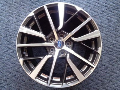 JDM 8.5J-185H114.3 +55 Subaru WRX S4 Genuine Used Wheels 4Book No Tires - Image 3