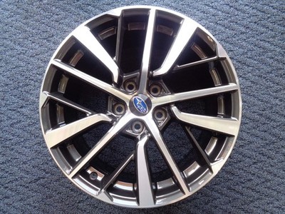 JDM 8.5J-185H114.3 +55 Subaru WRX S4 Genuine Used Wheels 4Book No Tires - Image 4