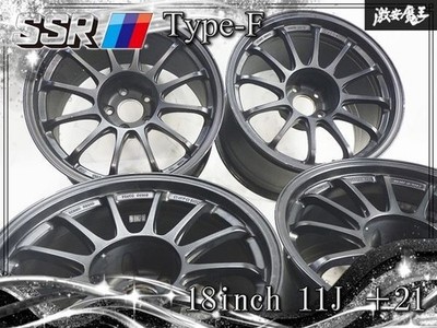 JDM /GT-R Size SSR Type-F 1811J +21 5H 5-hole PCD114.3 Wheel 4Book BN No Tires