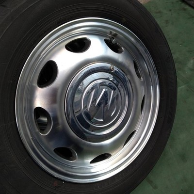 JDM Rare Crimson DEAN Mikke Lotte 14-inch aluminum wheels 100/4H 5J +3 No Tires - Image 5