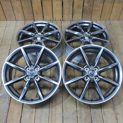 JDM MAZDA Mazda ND Roadster Genuine 17x7J+45 4H-100 Aluminum Wheels 4-P (No Tires) - 画像 (2)
