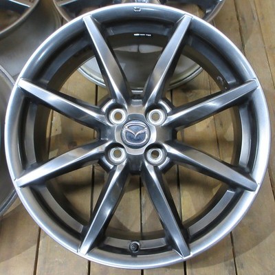 JDM MAZDA Mazda ND Roadster Genuine 17x7J+45 4H-100 Aluminum Wheels 4-P (No Tires) - 画像 (3)
