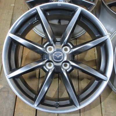 JDM MAZDA Mazda ND Roadster Genuine 17x7J+45 4H-100 Aluminum Wheels 4-P (No Tires) - 画像 (4)