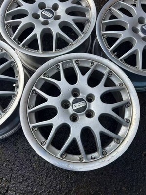 JDM Genuine BBS RS771 wheels from Akita 16-inch chrome 6.5J +42 offset No Tires - Image 3