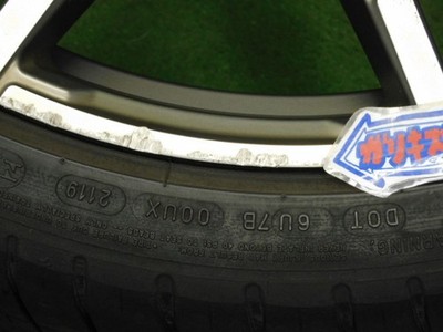 JDM Used Wheels and Tires: 4-Wheel Set 245/35R20 2023 model 60% tread remain (No Tires) - 画像 (7)