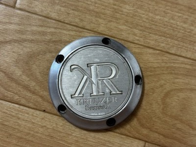 JDM KREUZER Series X Black KREUZER Center Caps Set of 4 with bolts No Tires - Image 3