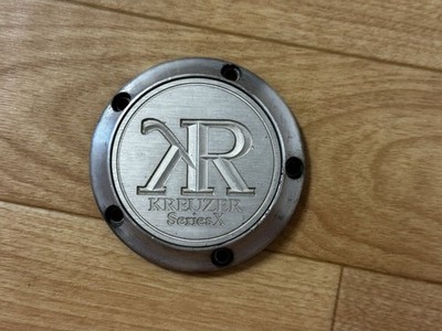 JDM KREUZER Series X Black KREUZER Center Caps Set of 4 with bolts No Tires - Image 4