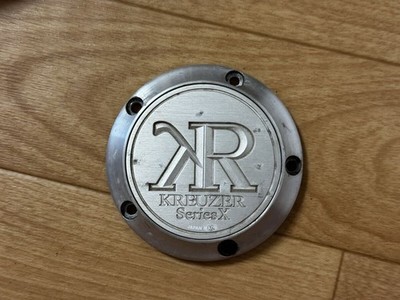 JDM KREUZER Series X Black KREUZER Center Caps Set of 4 with bolts No Tires - Image 5