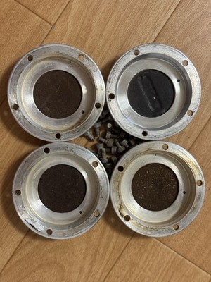 JDM KREUZER Series X Black KREUZER Center Caps Set of 4 with bolts No Tires - Image 6