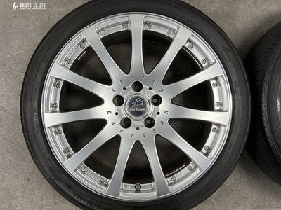 JDM Excellent Condition Carlsson CR1/11 19in 9J +45 PCD114.3 db V552 2 No Tires - Image 2