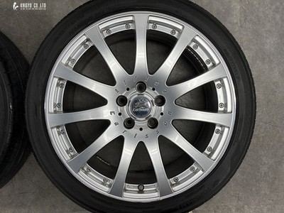 JDM Excellent Condition Carlsson CR1/11 19in 9J +45 PCD114.3 db V552 2 No Tires - Image 3