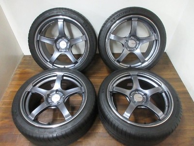 JDM ADVAN Racing TC-4 18in8J+45 5-lug PCD114.3 MI PS4 235/40R18 FL1/FK No Tires