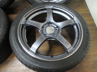 JDM ADVAN Racing TC-4 18in8J+45 5-lug PCD114.3 MI PS4 235/40R18 FL1/FK No Tires - Image 5