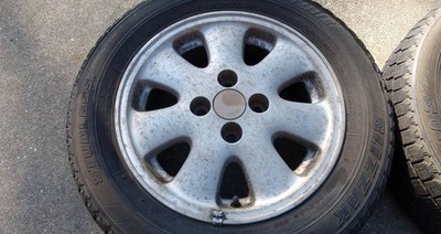 JDM Toyota Genuine Aluminum Wheels 4-Piece Set with 185/60R14 Tires 14 No Tires - Image 4