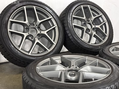 JDM Excellent Tread Borbet 17in 7.5J +43 PCD120 Yokohama Ice Guard iG7 (No Tires) - 画像 (2)