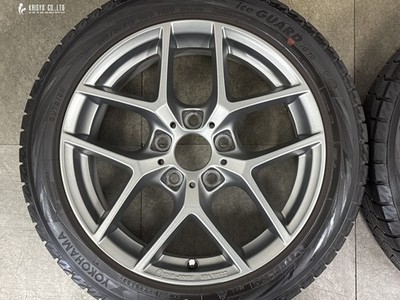 JDM Excellent Tread Borbet 17in 7.5J +43 PCD120 Yokohama Ice Guard iG7 (No Tires) - 画像 (3)