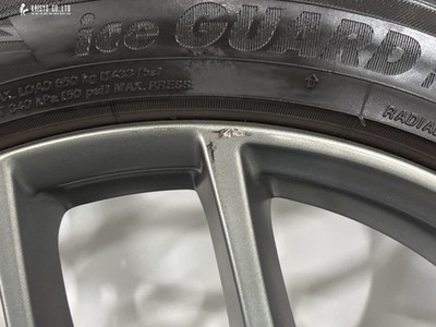 JDM Excellent Tread Borbet 17in 7.5J +43 PCD120 Yokohama Ice Guard iG7 (No Tires) - 画像 (8)