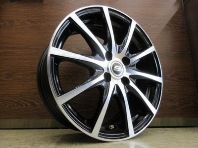 JDM 166.5J +50 4-hole S STRANGER black polished aluminum wheel 4Book P No Tires - Image 3