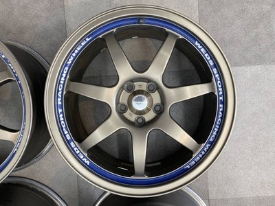 JDM Discontinued/Lightweight WedsSport SA-90 17x7.5J 5-hole 100 4-Wheel Set (No Tires) - 画像 (3)