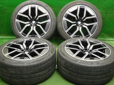 JDM Used Wheels and Tires: 4-Wheel Set 255/45R20 2022 model 30% tread remain (No Tires)