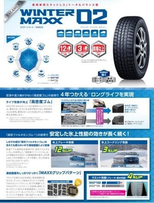 JDM 4-Book Set Used SSR GTV04 6.0J+42 4H-100 Tires Dunlop WINTER MAXX No Tires - Image 7