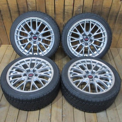 JDM SUBARU WRX STI genuine 188.5J+55 Yokohama iG60 245/40R18 studless No Tires - Image 2