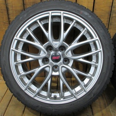 JDM SUBARU WRX STI genuine 188.5J+55 Yokohama iG60 245/40R18 studless No Tires - Image 3