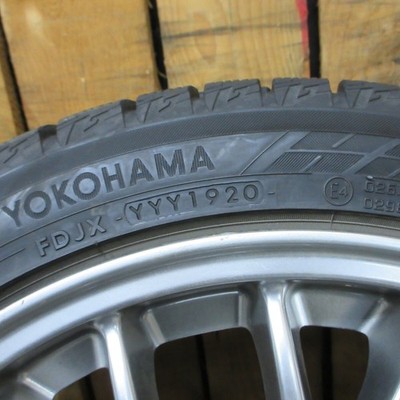 JDM SUBARU WRX STI genuine 188.5J+55 Yokohama iG60 245/40R18 studless No Tires - Image 7