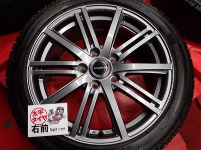 JDM 4-Wheel Set Bridgestone Ice Partner 2 215/45R17 87Q 10-spoke 7J +45 (No Tires) - 画像 (6)