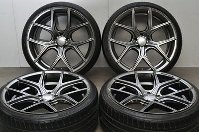JDM Used Valdo WALD Ilima I11-C 4-Wheel Set 22x10.5J +27 PCD 114.3 (No Tires) - 画像 (2)