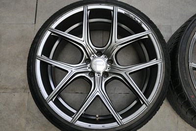JDM Used Valdo WALD Ilima I11-C 4-Wheel Set 22x10.5J +27 PCD 114.3 (No Tires) - 画像 (4)
