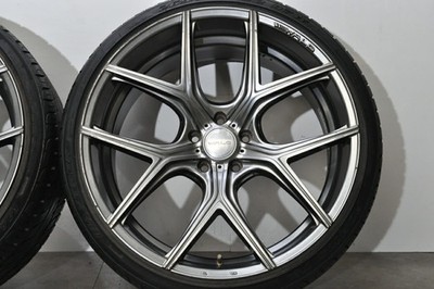 JDM Used Valdo WALD Ilima I11-C 4-Wheel Set 22x10.5J +27 PCD 114.3 (No Tires) - 画像 (7)