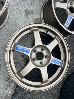 JDM Ultra-lightweight RAYS VOLK RACING TE37 16-inch aluminum wheels 4- No Tires - Image 2