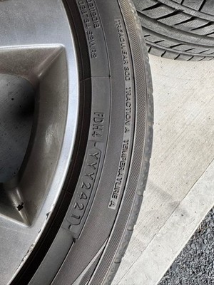 JDM M35 Stagea late model genuine wheels and tire set 4-Wheel Set for c (No Tires) - 画像 (7)