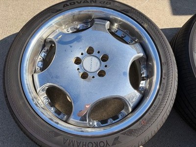 JDM 19AME Shallen Dish Wheels and Tire Set PCD114.3 (No Tires) - 画像 (5)