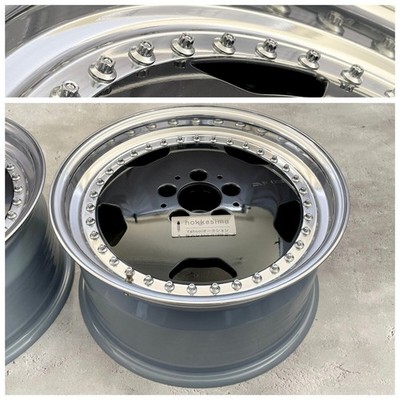 JDM Late improved OZ Racing blueblack AMG AERO3 8 1/2J17H2E18 2-Wheel Set pc (No Tires) - 画像 (3)