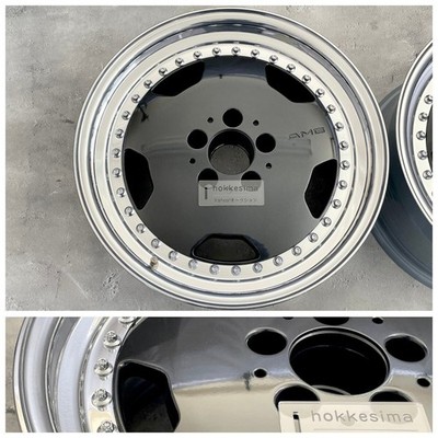 JDM Late improved OZ Racing blueblack AMG AERO3 8 1/2J17H2E18 2-Wheel Set pc (No Tires) - 画像 (4)