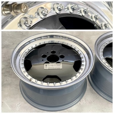 JDM Late improved OZ Racing blueblack AMG AERO3 8 1/2J17H2E18 2-Wheel Set pc (No Tires) - 画像 (5)